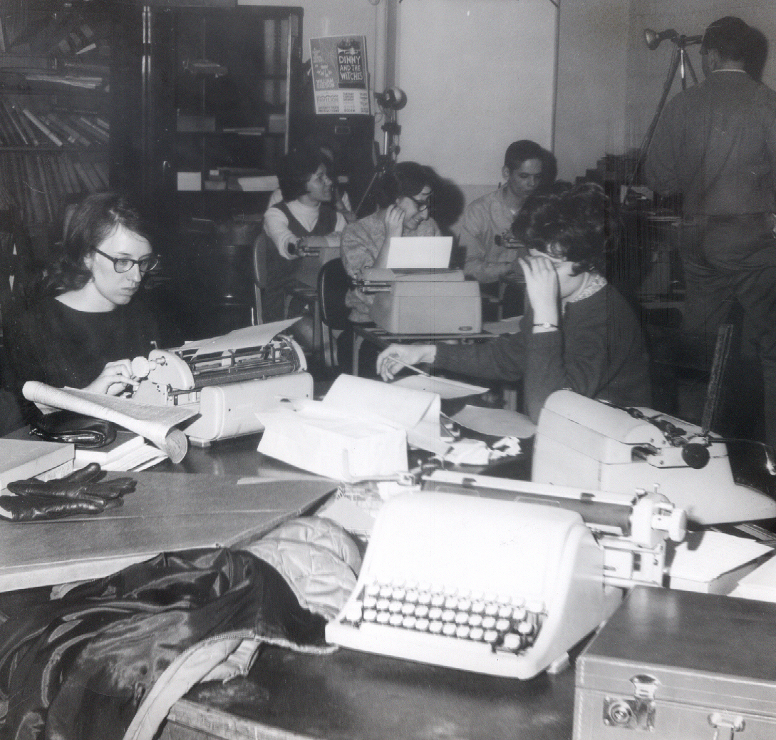 Daily Collegian offices, 1964