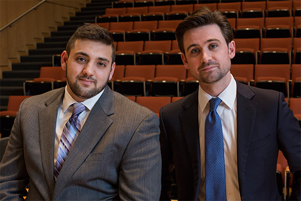 Nader Amer and Michael Slobom Win Dickinson Law 1L Mock Trial Competition