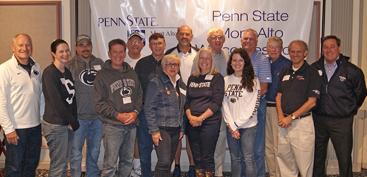 Mont Alto alumni at tailgate.