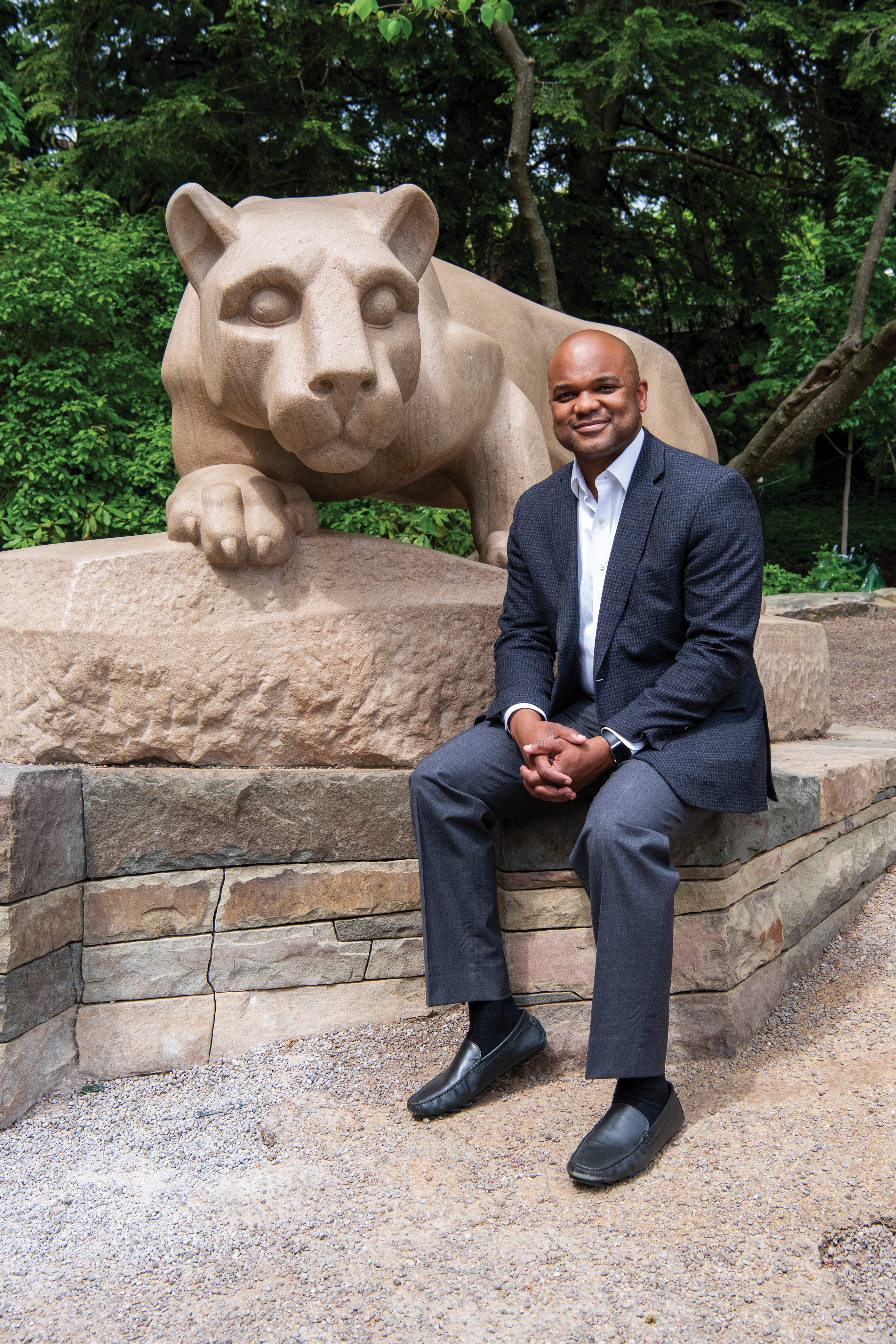 Paul Harris at Nittany Lion Shrine