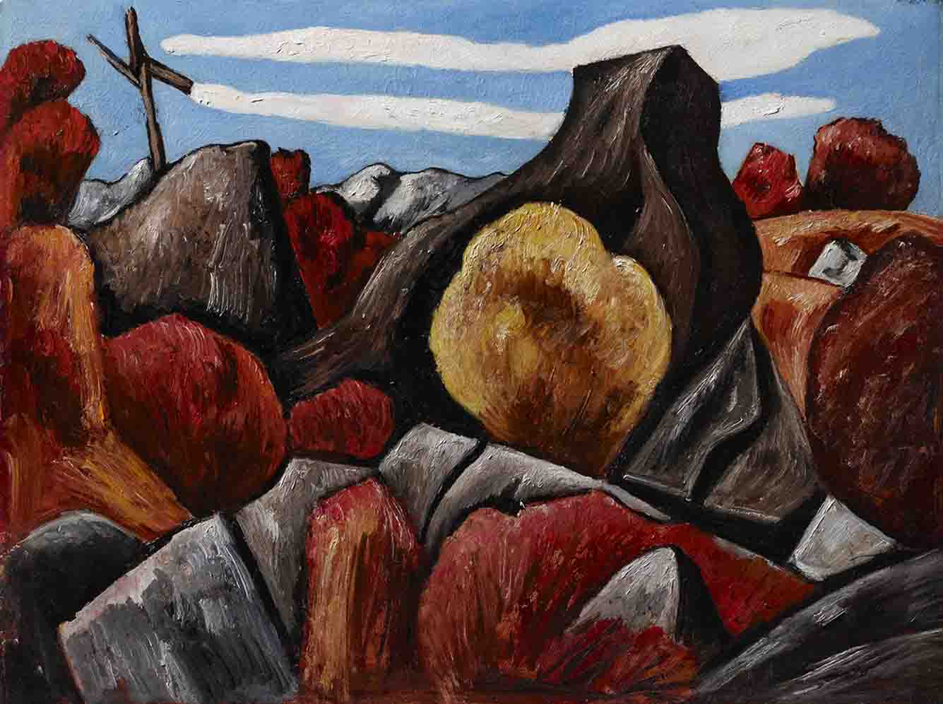 Marsden Hartley (American, 1877–1943), Mountains in Stone, Dogtown, 1931