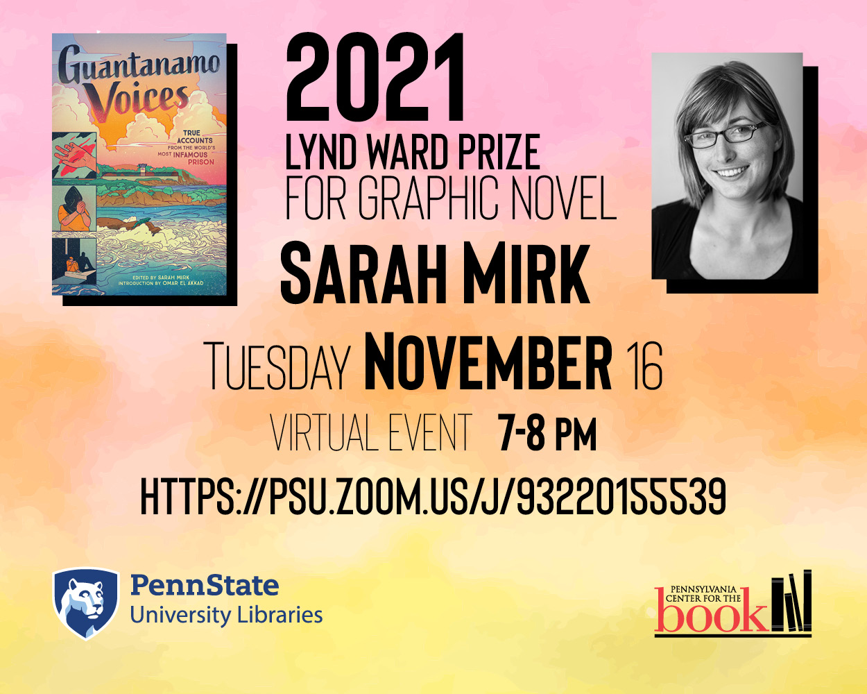 Lydn Ward Prize for Graphic Novel award presentation, Nov. 16, 2021