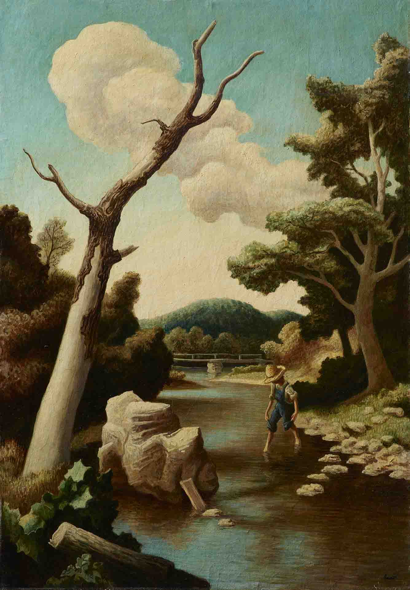 Thomas Hart Benton (American, 1889–1975), Shallow Creek, 1938–39