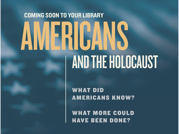 American and the Holocaust traveling exhibition graphic