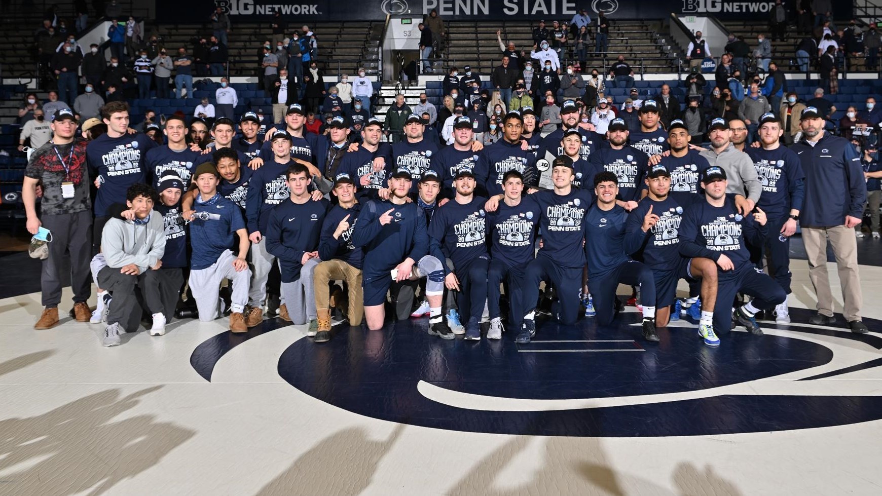 Group shot of wrestling team