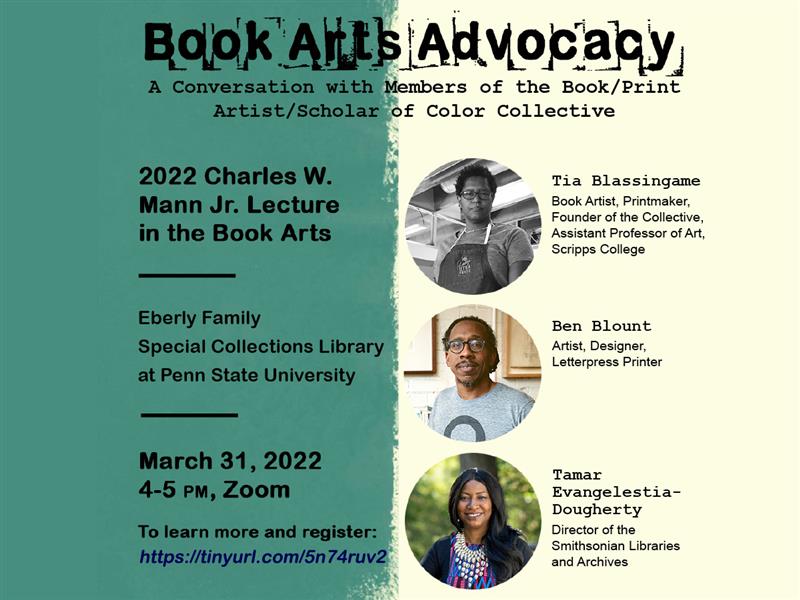 Book Arts Advocacy: 2022 Mann Lecture