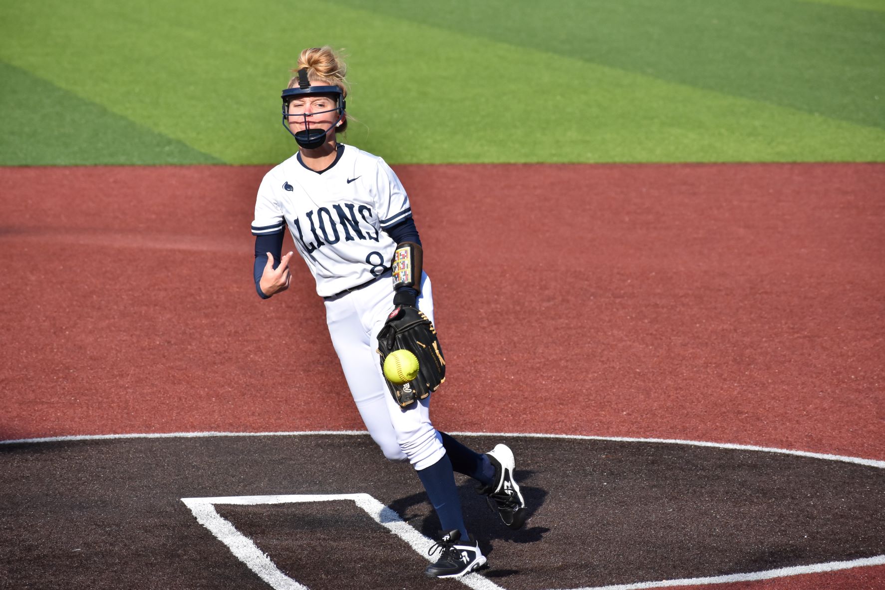 Penn State DuBois pitcher Lizzy Scott mid throw