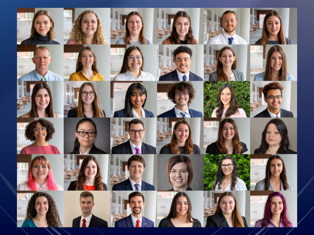 36 student headshots