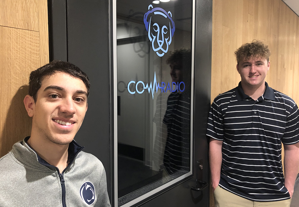 CommRadio students Kyle Cannillo and Zech Lambert