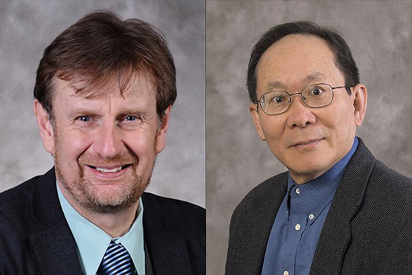 Penn State professors Clive Randall and T.C. Mike Chung 