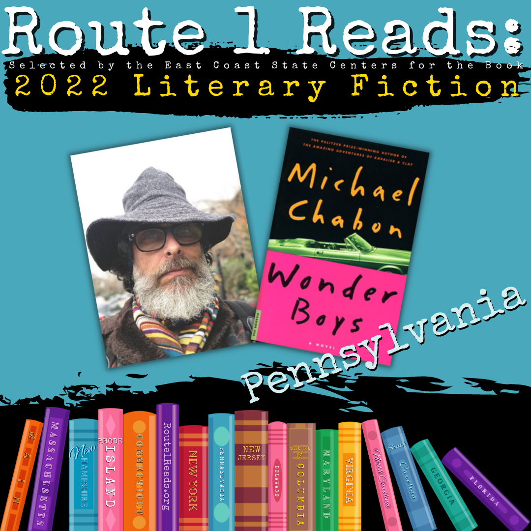 Route 1 Reads 2022 title: Michael Chabon's "Wonder Boys"