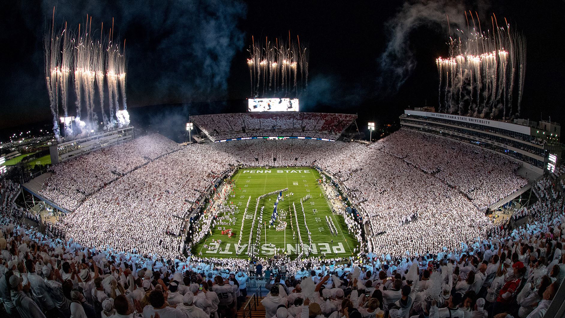 night football game