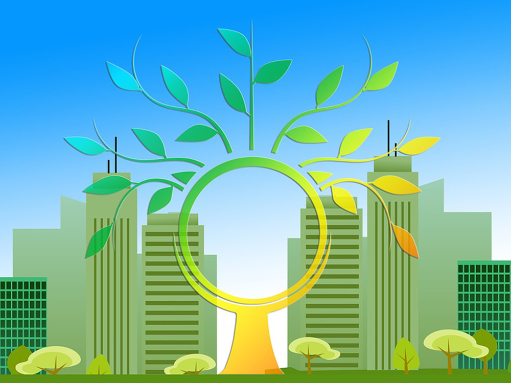 Green energy illustration