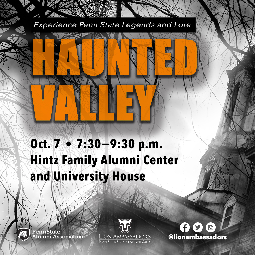 A flyer promoting Haunted Valley