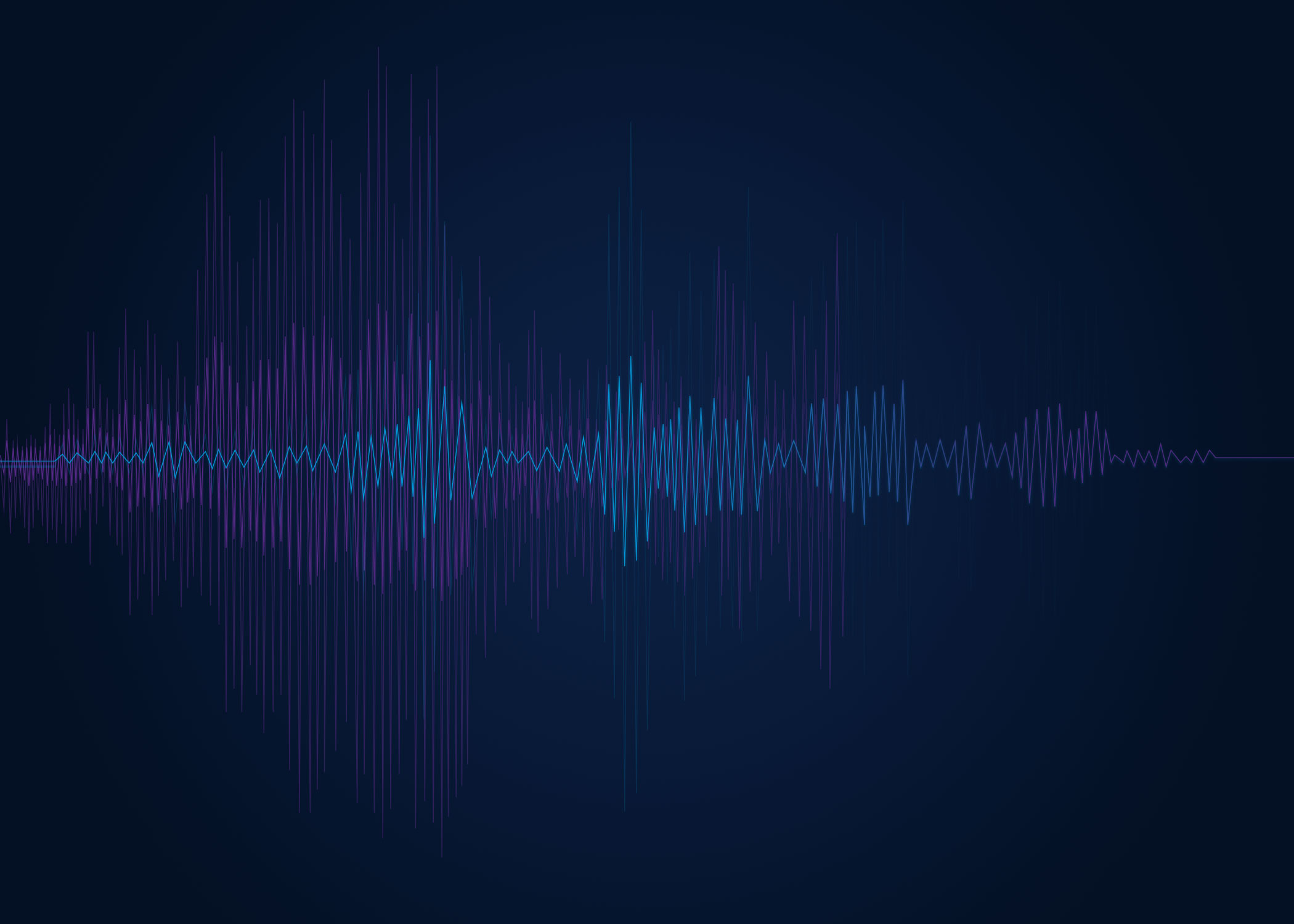 sound wave of someone speaking