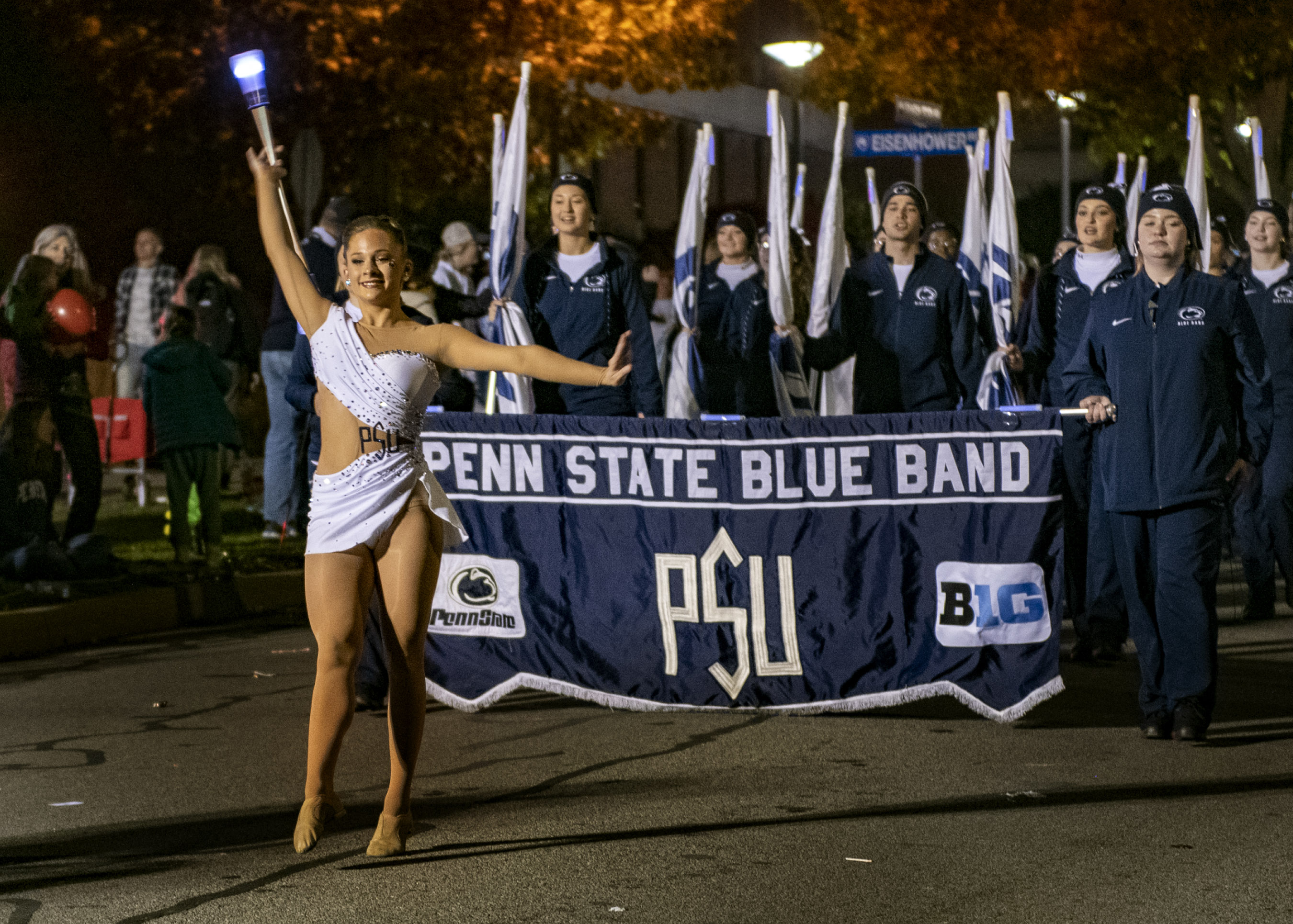 Blue Band at Homecoming Parade