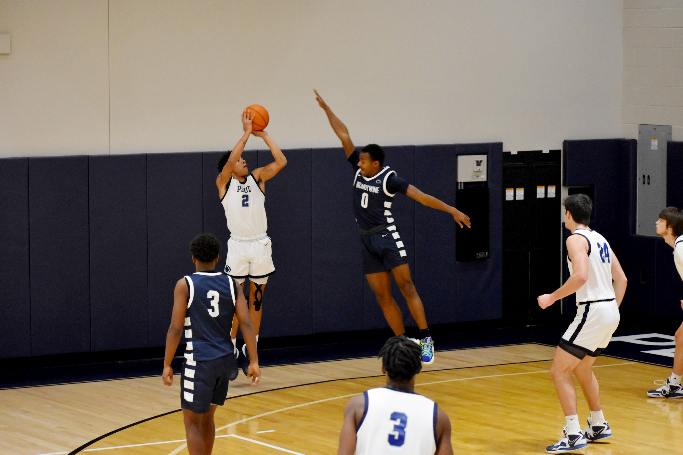 Penn State DuBois’ Ashton Fortson takes a shot during a recent game at the PAW Center