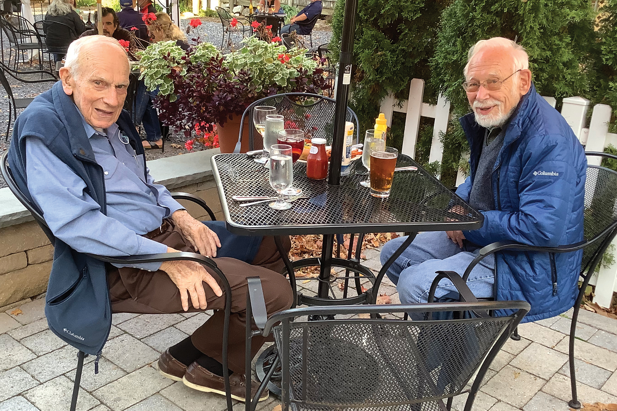 Hu Barnes, left, spent decades at Penn State shining light on research questions related to geochemistry until his death earlier this year. 