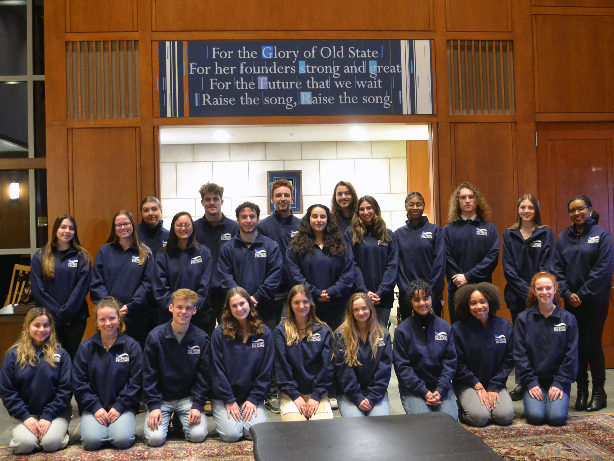 The newest class of Paterno Fellows and Schreyer Scholars at the annual recognition ceremony on Feb. 28.