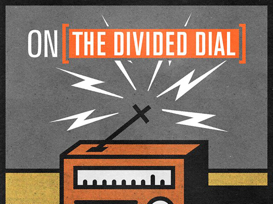 Logo for Divided Dial podcast