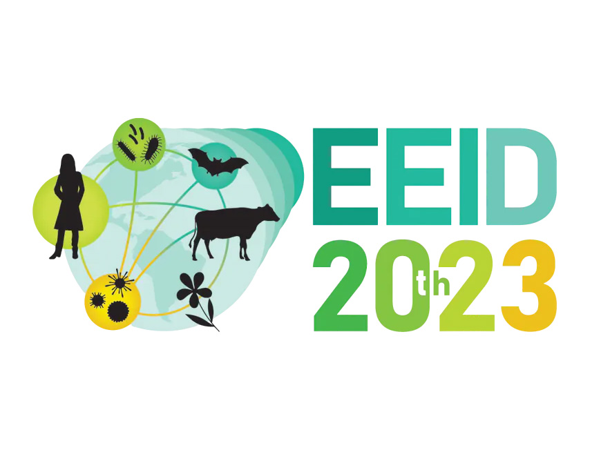 illustration with EEID logo and silhouettes of people, animals, and cells