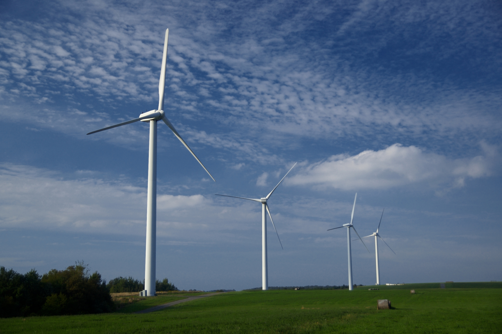 A wind farm in Pennsylvania 