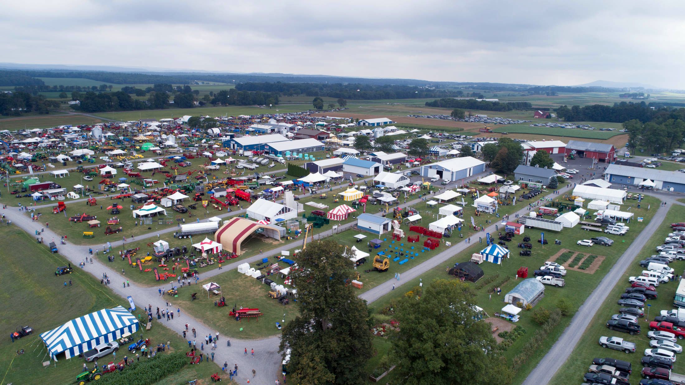 Ag Progress Days aerial looking NE