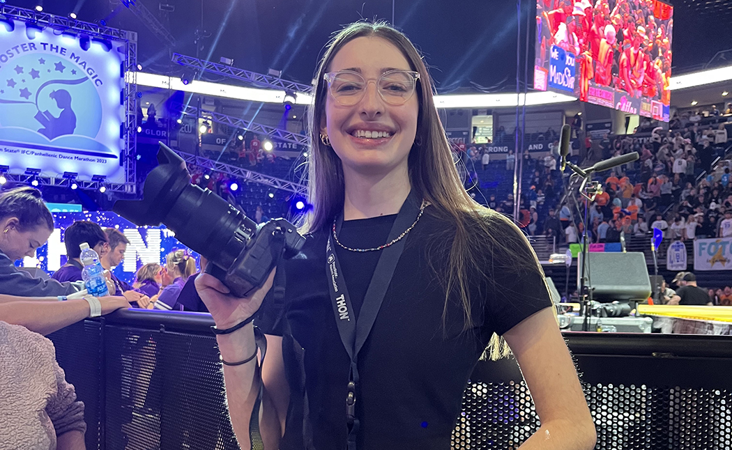 Abby Kachur portrait at THON