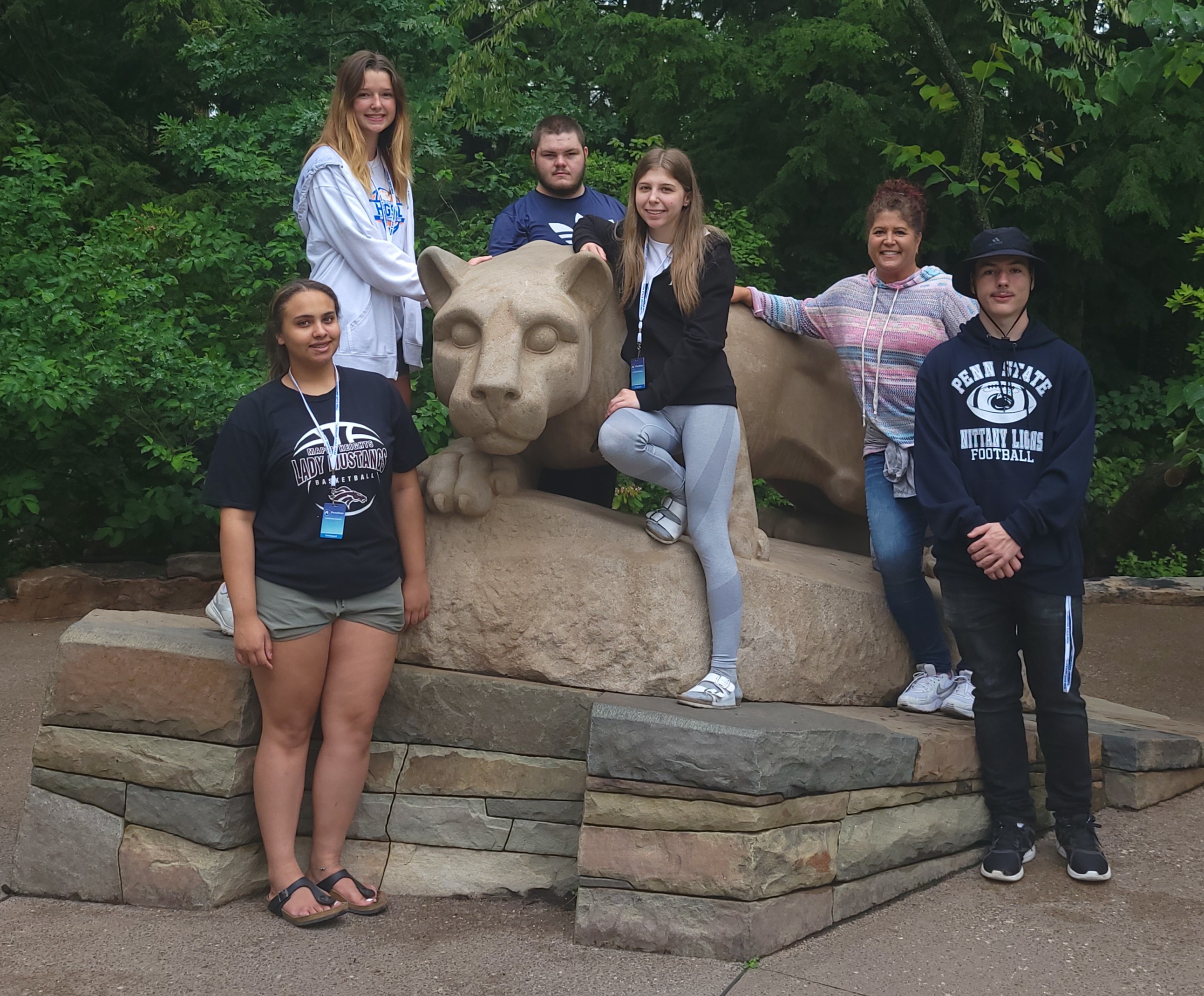 The 'Fostering Little Lions' was held at the end of June for potential Penn State attendees who were in foster care.