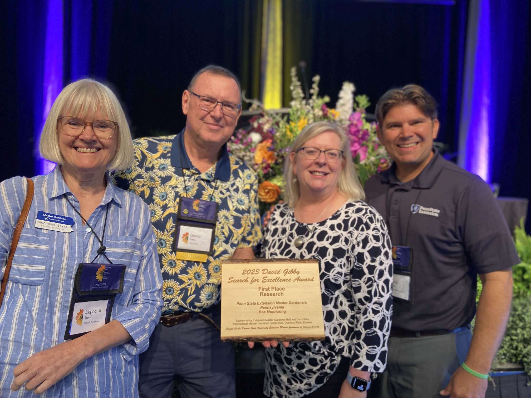 Master Gardener Search for Excellence Award from International Master Gardener Conference 2023