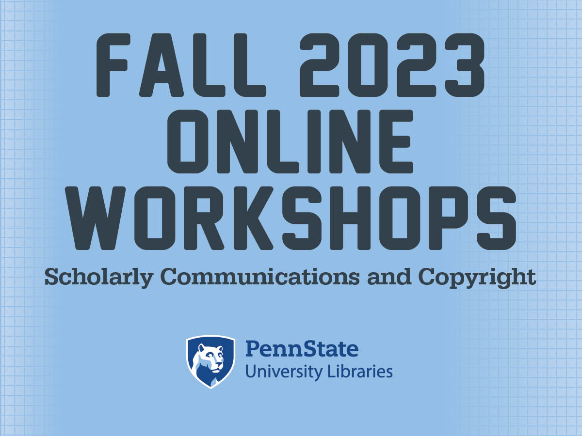 Fall 2023 SCC Workshops