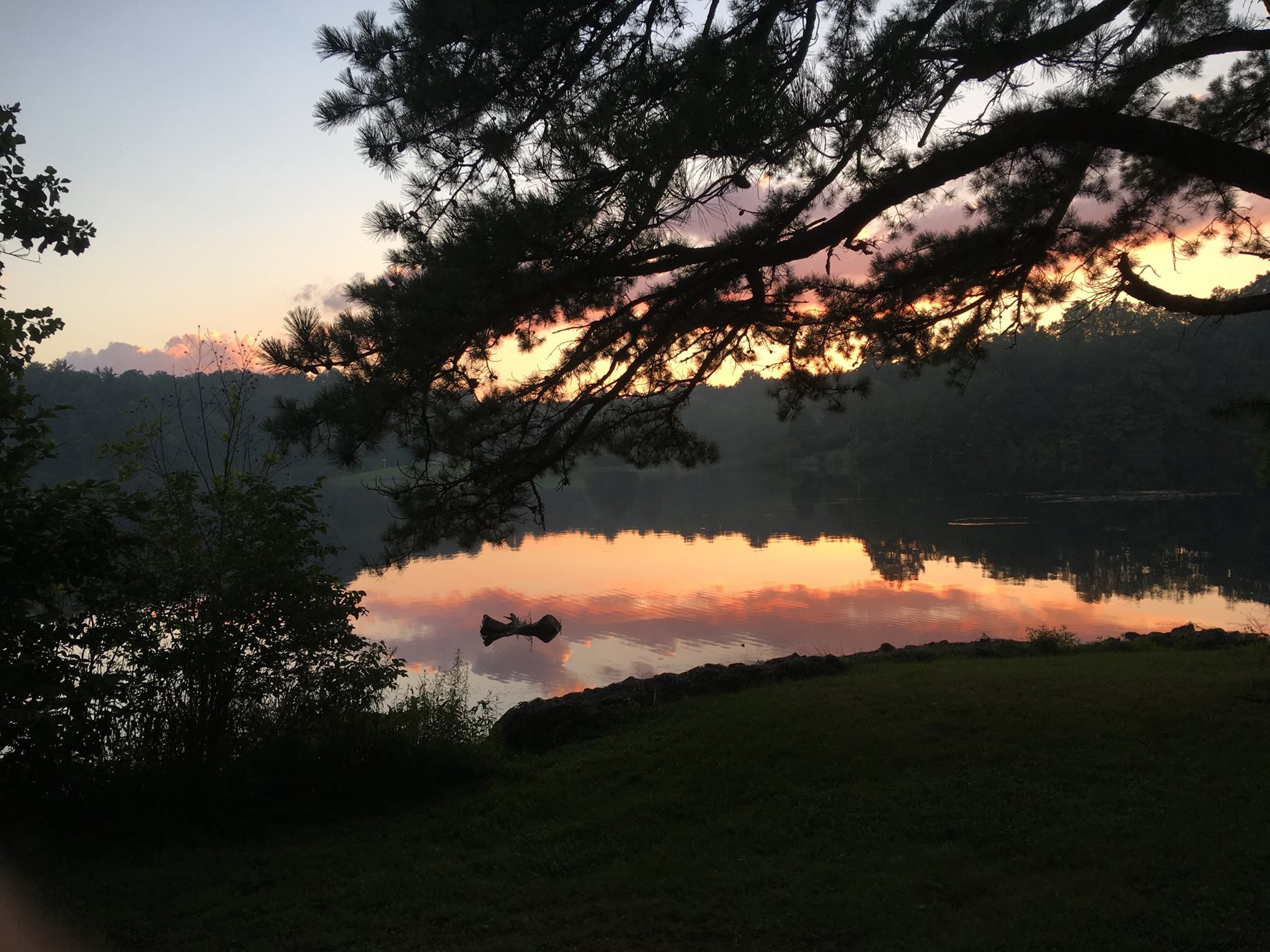 Lake Perez at Stone Valley during sunset