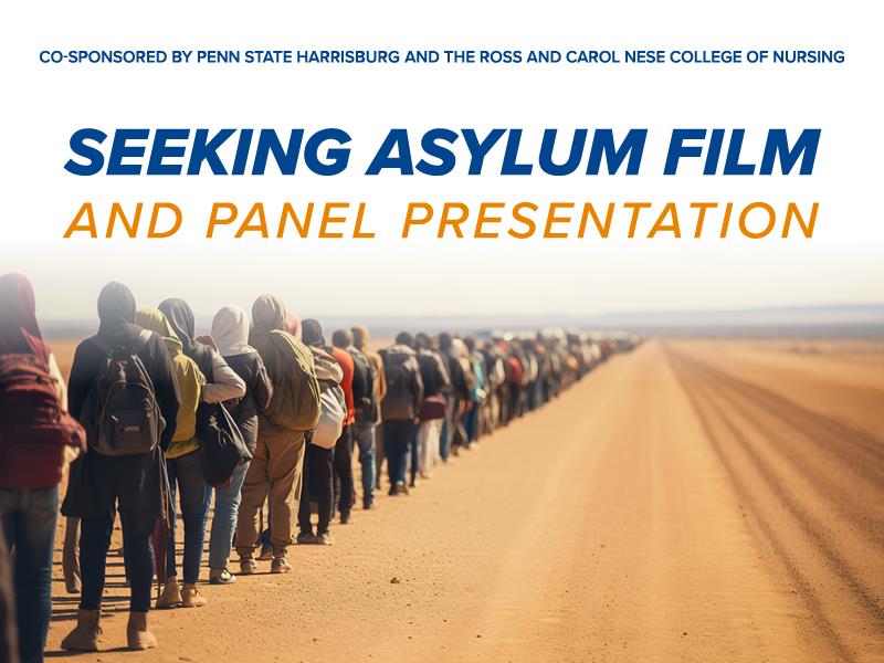 Seeking Asylum Film and Panel Presentation flyer