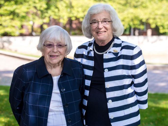 Barbara Palmer and Mimi Barash Coppersmith