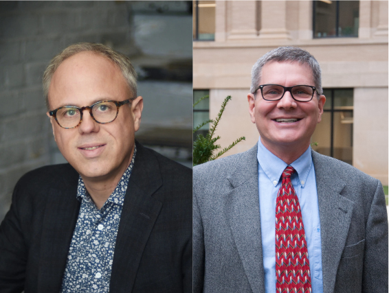 David Daley (left) and Chris Beem (right) will present "How do we fix democracy: Culture or structure?" Sept. 26 at 4 p.m. at the Hintz Family Alumni Center.