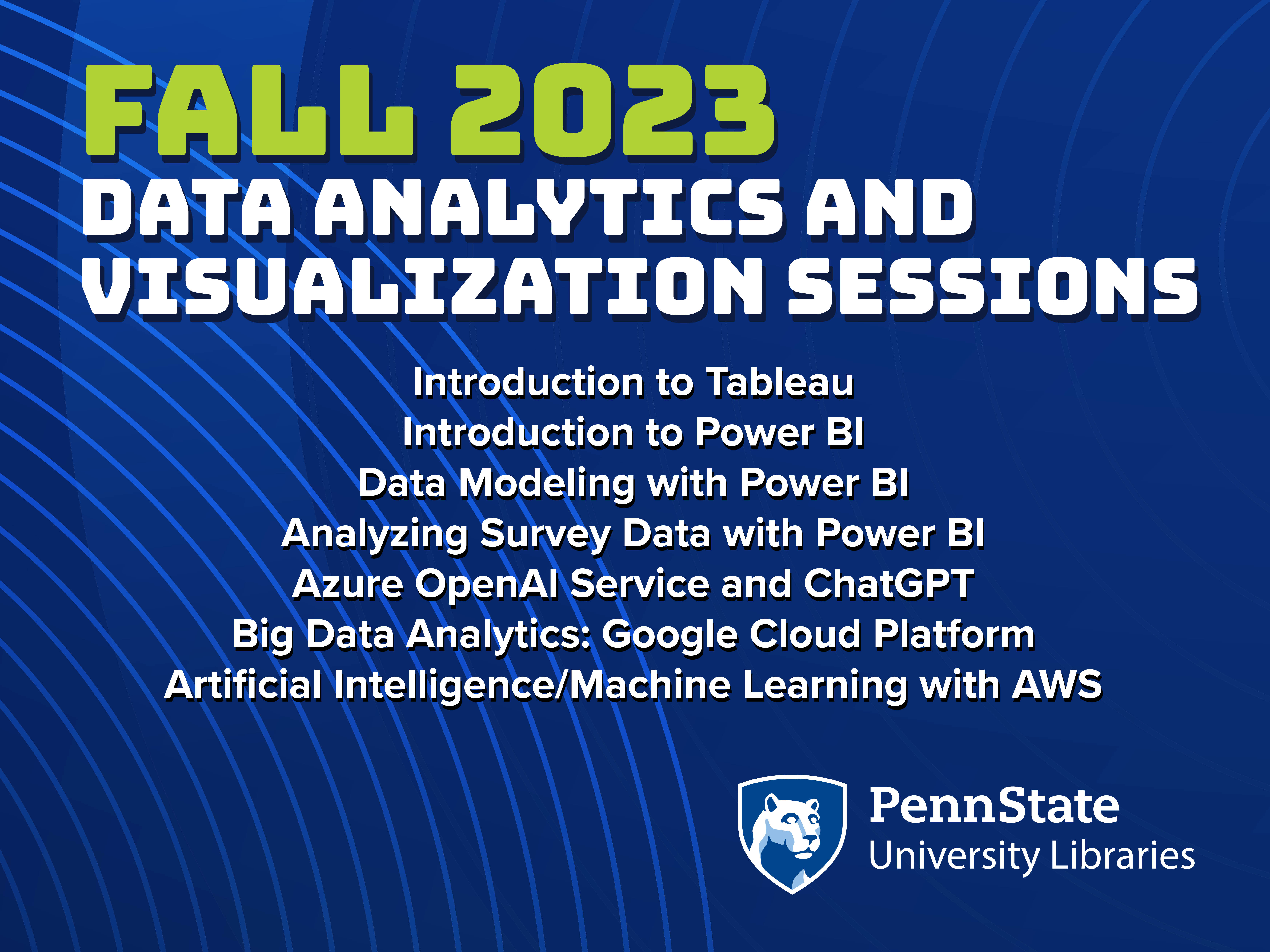 Fall 2023 Data Viz Workshops