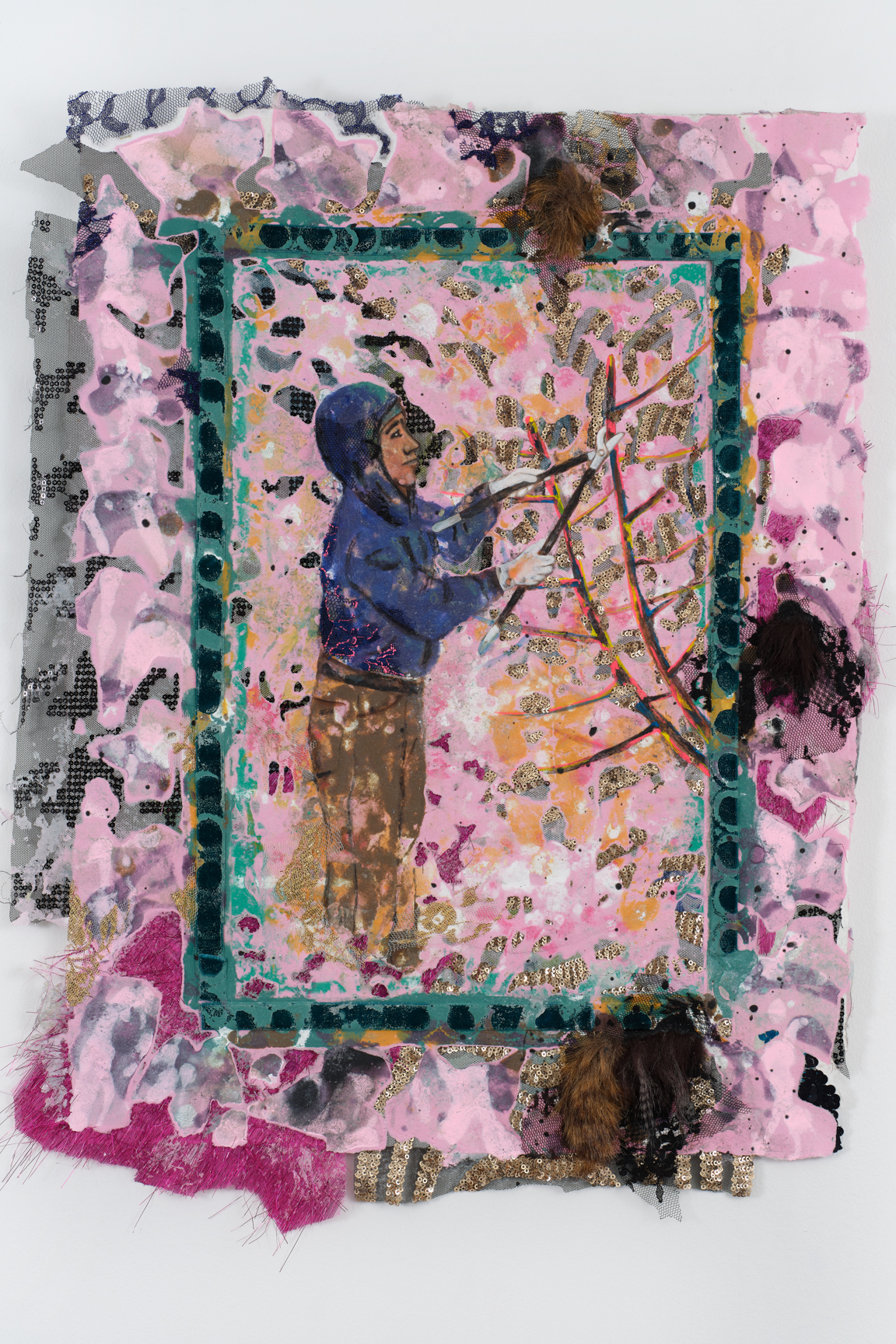 Peach Tree Crop Laborer, 2018, by Lina Puerta