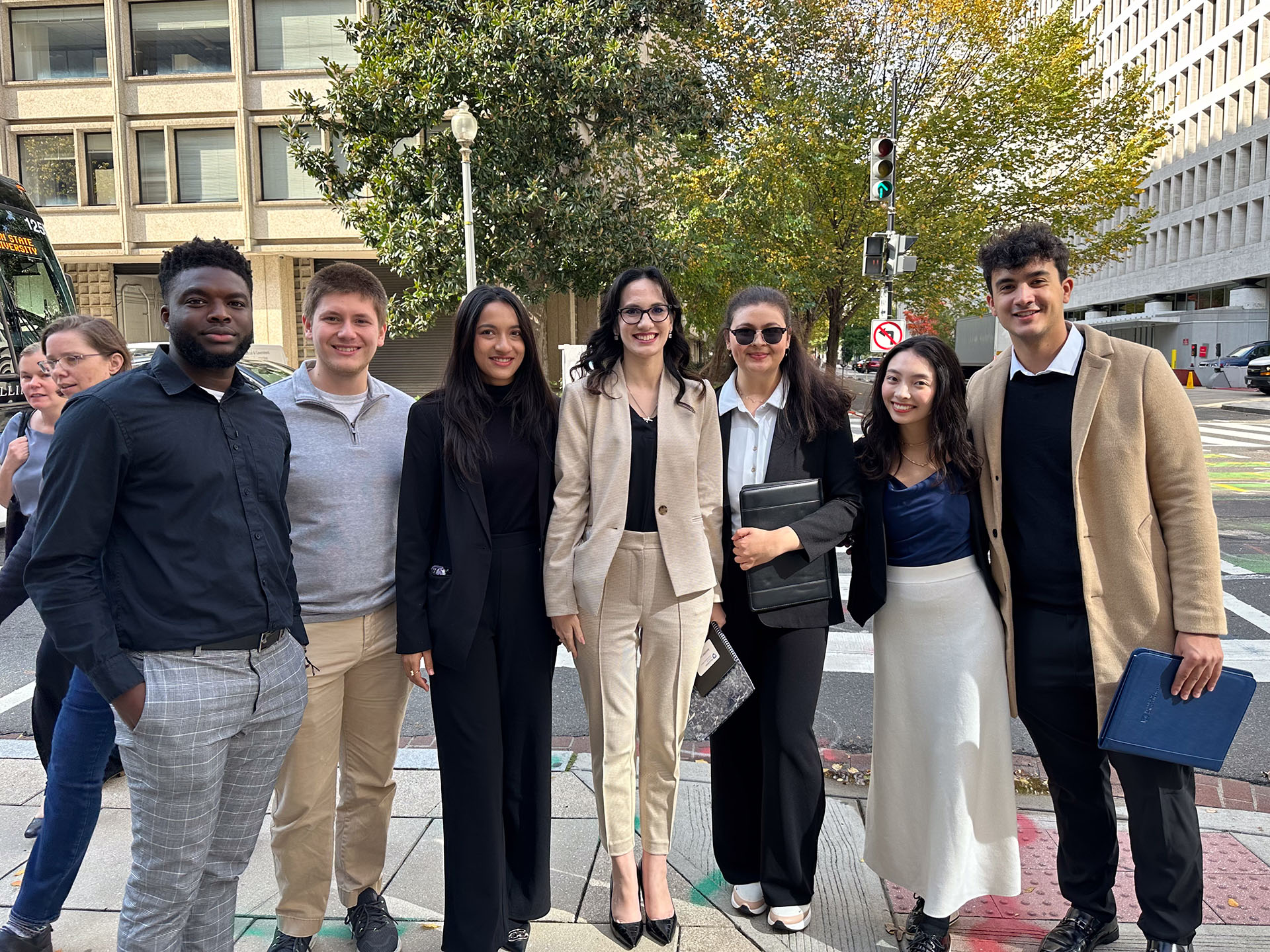 SIA students on the annual career exposure trip to Washington, D.C.