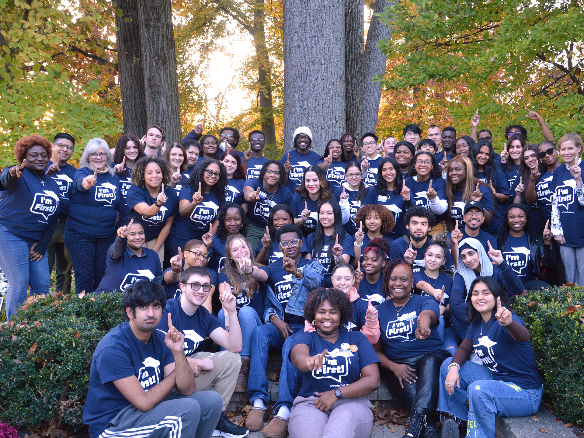 Penn State Abington students, faculty, and staff celebrate their status as first generation college students