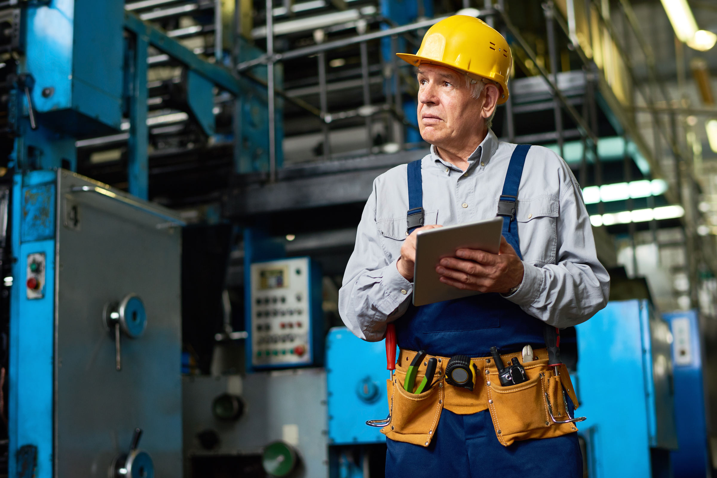 Man in a factory