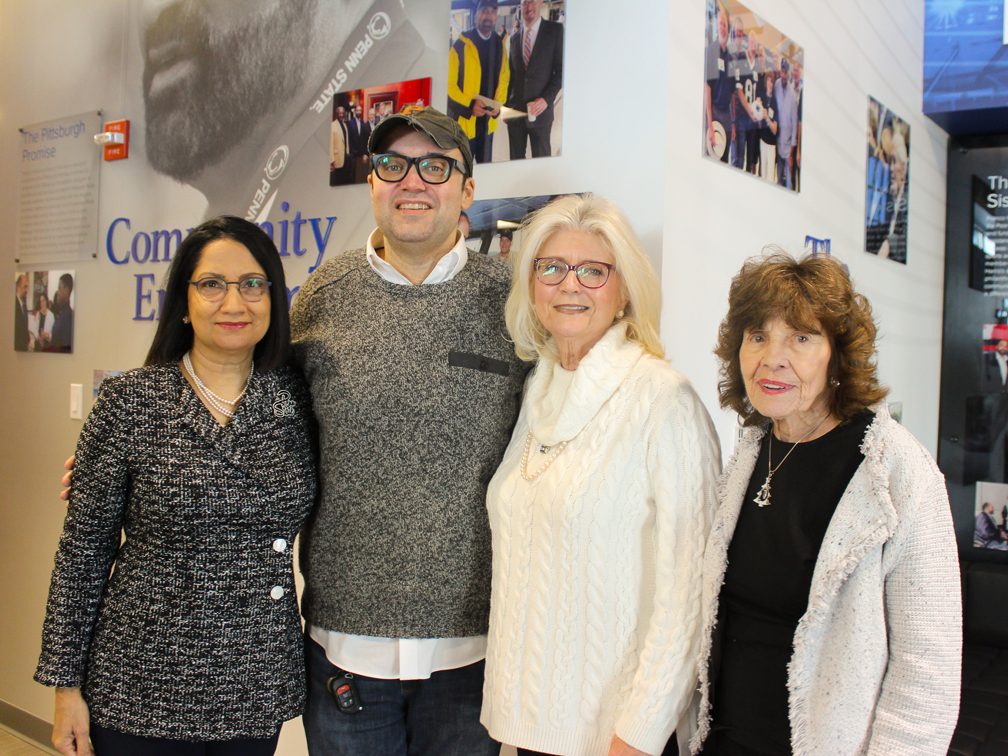 Neeli Bendapudi, Dok and Dana Harris and Sue Paterno