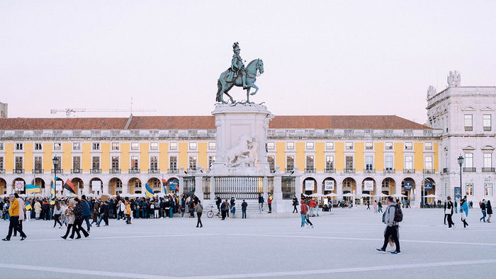 Praça do Comércio in Lisbon, Portugal