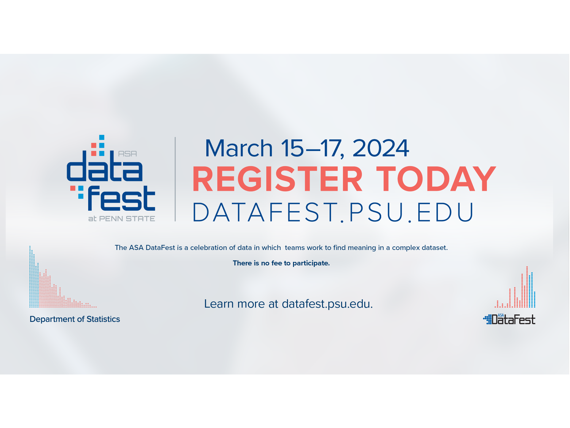 DataFest 2024 at Penn State, March 15-17