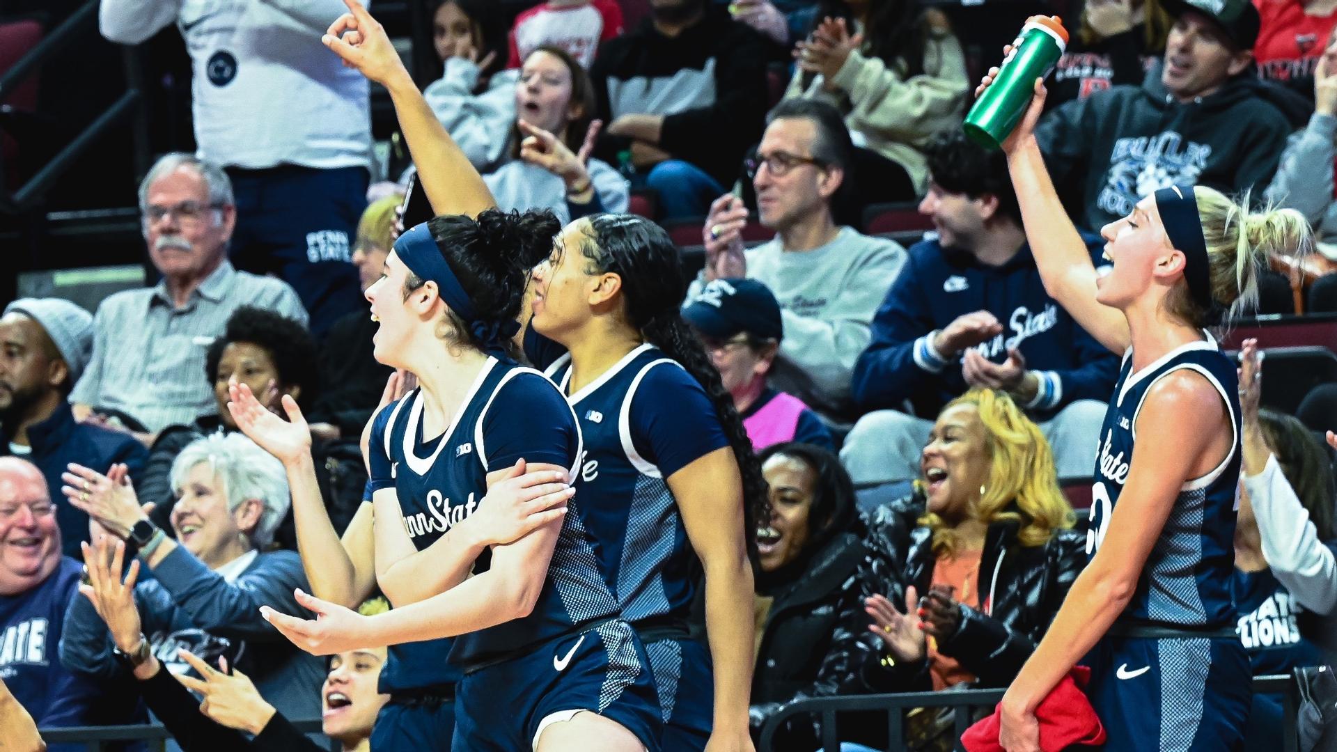 Women celebrate victory