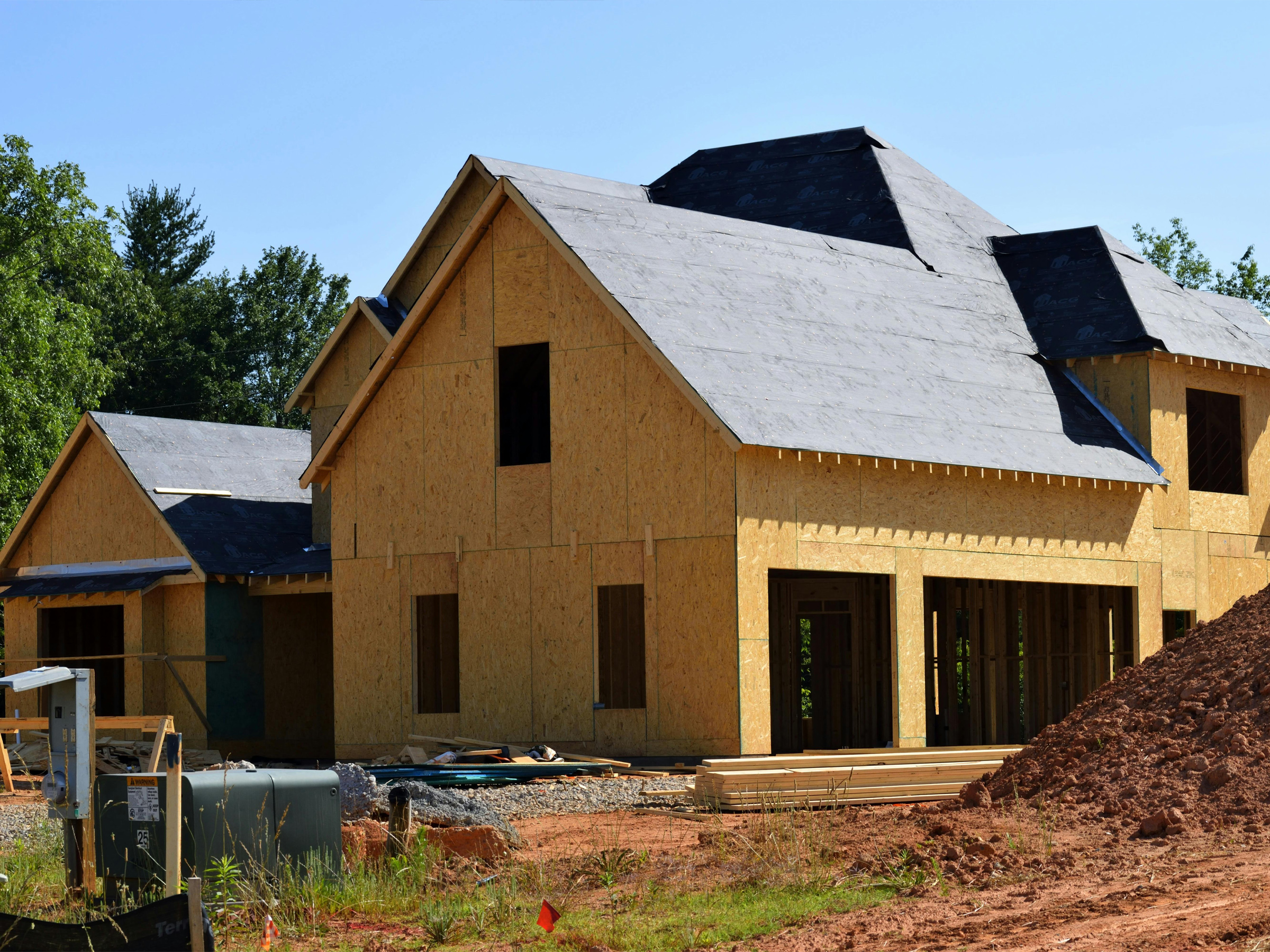 Construction of a new house