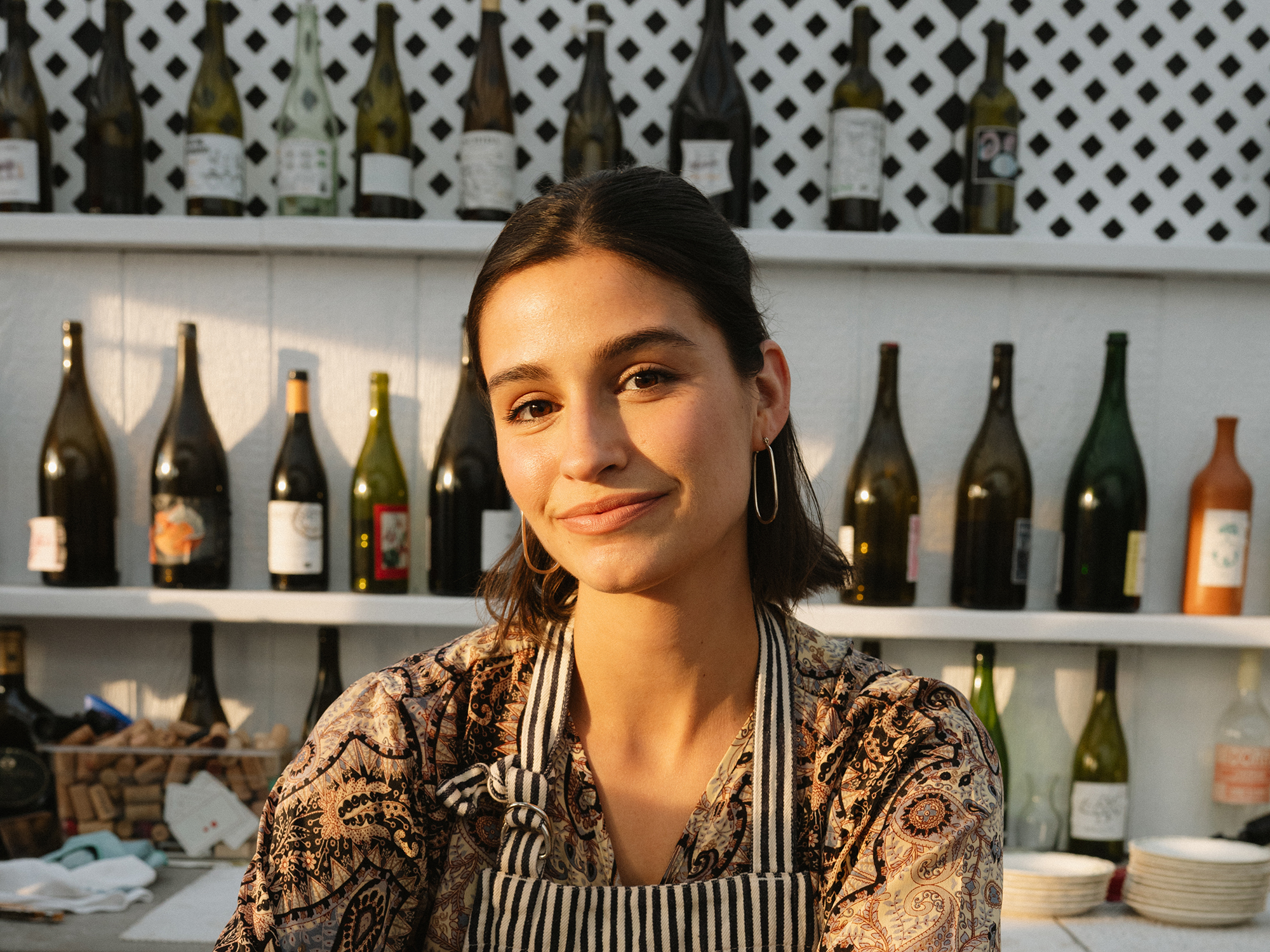 Gabrielle Chappel, a 2016 Spanish and journalism alumna, during a pop-up event at Cherry On Top in Brooklyn, New York in August 2023