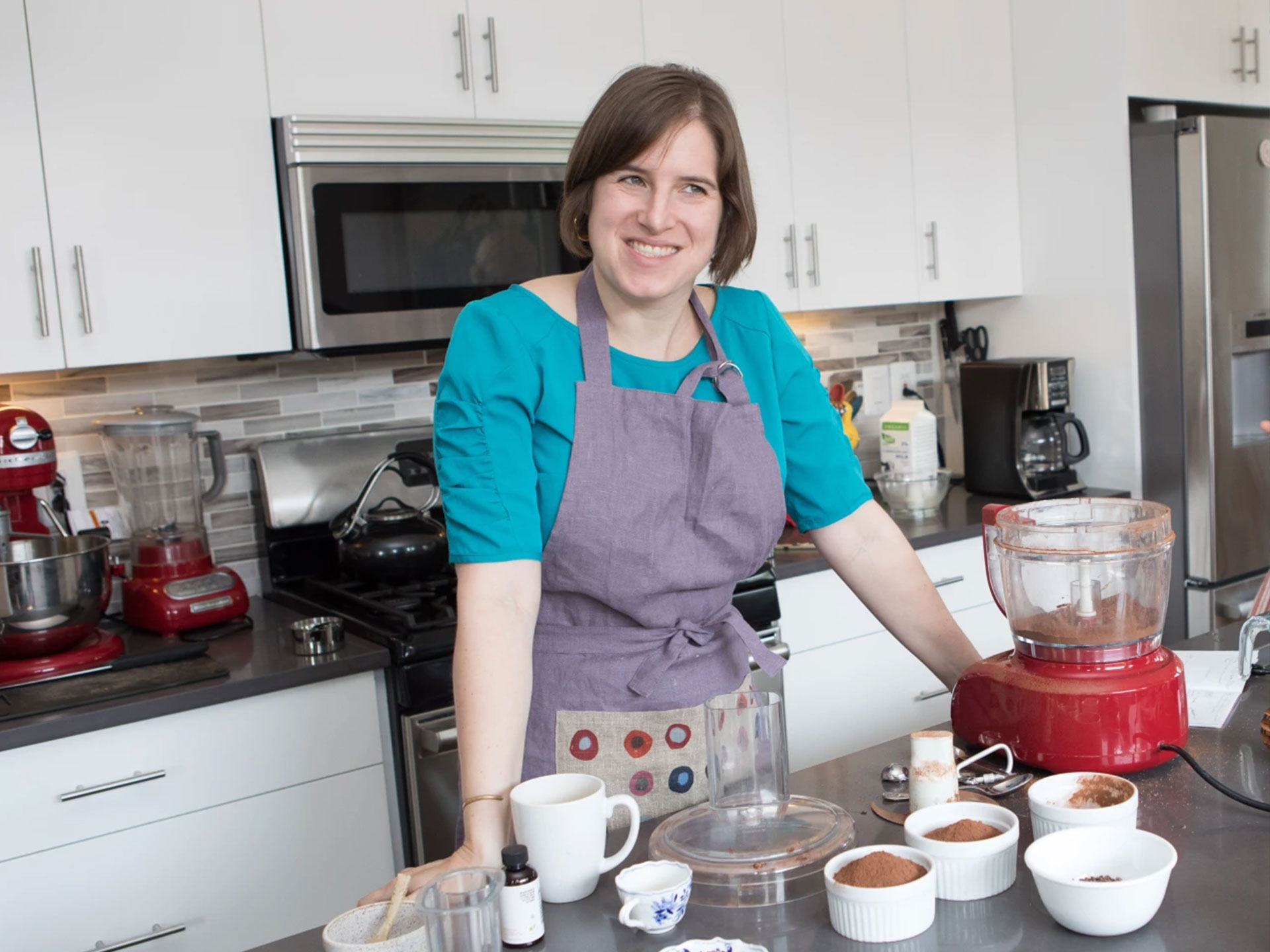 Marissa Nicosia in a kitchen