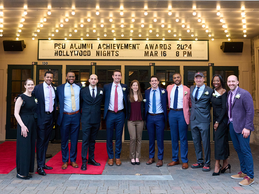 A group of award recipients