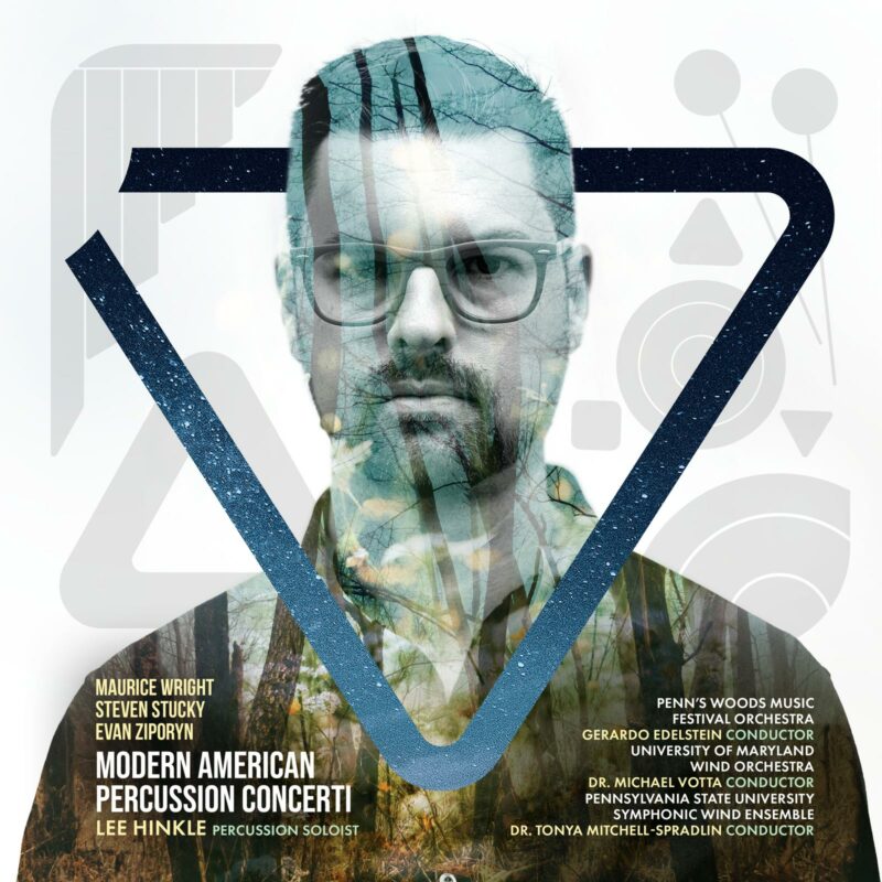 Album cover with the head shot of a middle-aged man with brown hair and glasses