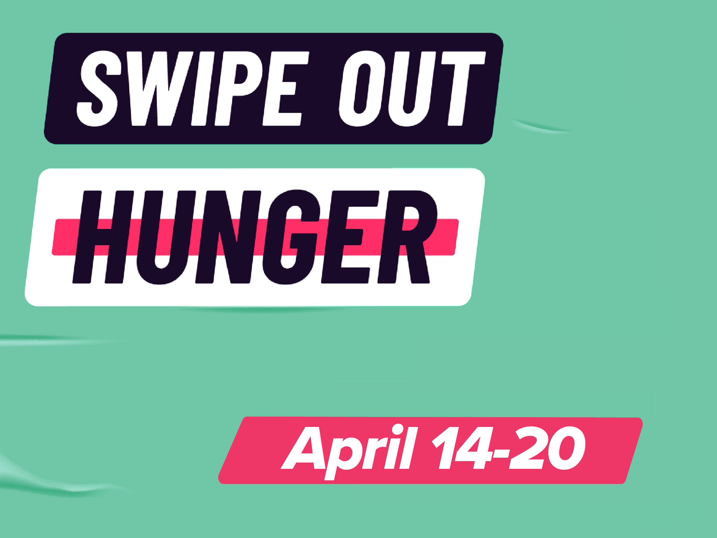 Swipe Out Hunger drive runs April 14-20